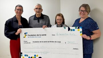 association régionale des prothèses du KRTB – don de 3000$ 6 novembre 2025